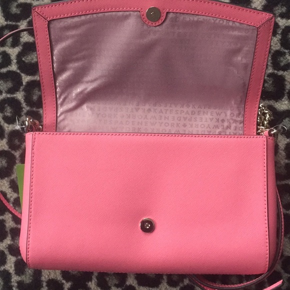 Kate Spade NY Laurel Way, Greer Crossbody Purse Coral - Picture 5 of 8